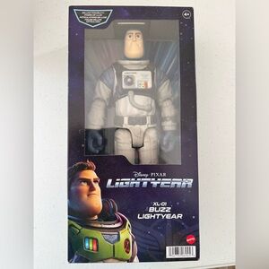 Disney Buzz Lightyear Action Figure XL-01 Mattel- Blue and White NWT